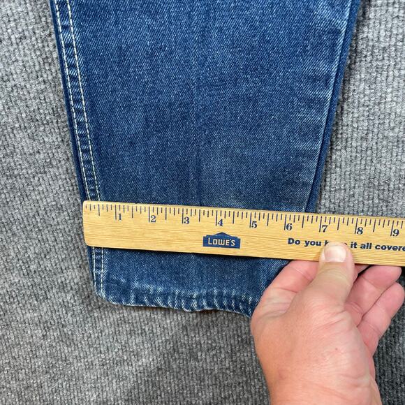 VTG Sasson Jeans Women's 5 Blue Dark Wash Style 31015 High Waist Straight Leg - Picture 10 of 11